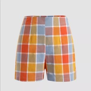 NWOT Checker Shorts + Fish Nets Included